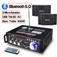 Bán Amply karaoke Bluetooth TPHCM Amly Karaoke gia đình Amli Bluetooth Âm ly mini giá rẻ - Bảo hành 12 tháng