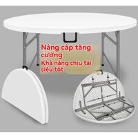 Bàn ăn 1m2 có thể gập lại, bàn ăn gia đình có thể ngồi được 8 người, đơn giản và tiện lợi.