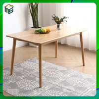 Bàn ăn 1m2 gỗ cao su tự nhiên mặt vân gỗ, giả vân đá nhiều màu sắc giá rẻ