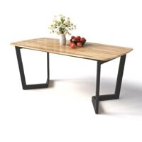 Bàn Ăn 1m2 Mặt Gỗ BA07-G12