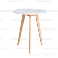 Bàn ăn, bàn cafe tròn 3 chân bằng gỗ – Mã: T101