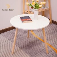 Bàn Ăn Bàn Trà Chân Gỗ Tự Nhiên Phong Cách Bắc Âu