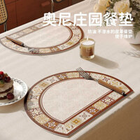 Bàn ăn cách nhiệt Mat ánh sáng xa xỉ chống nóng ăn Mat chịu nhiệt độ cao bảng Mat ăn trưa Mat không thấm n