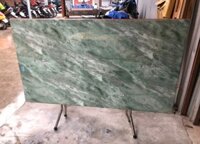 Bàn ăn chân gấp inox Xuân Hòa mặt gỗ BI-0712VI