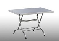 Bàn ăn chân gấp Xuân Hòa cao cấp inox 304 BI-1270-304