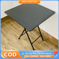Bàn ăn cơm gấp gọn chân cao 71cm sơn tĩnh điện không gỉ siêu bền nhiều màu sắc kích thước lựa chọn