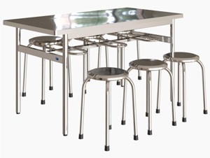Bàn ăn công nghiệp BA04I14