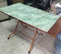 Bàn ăn đẹp gấp gọn Xuân Hòa chân sắt sơn tĩnh điện BI-0712VS