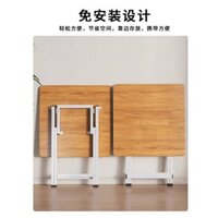 Bàn ăn gấp gọn, bàn tròn đơn giản sử dụng tại nhà, cho thuê, ngoài trời, di động, bàn ăn vuông nhỏ