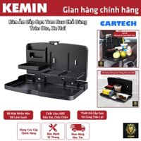 Bàn ăn gấp gọn treo sau ghế dùng trên oto, xe hơi, Cartech Thiết kế thông minh tiện dụng cho tài xế lái xe