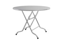 Bàn ăn gấp inox Hòa Phát mặt bàn tròn BT120