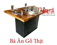 bàn ăn gỗ | bàn ăn mặt gỗ chân sắt | bộ bàn ăn mặt gỗ chân sắt uy tín, chất lượng