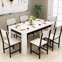 Bàn ăn gỗ công nghiệp 4 ghế khung sắt GHS-4528