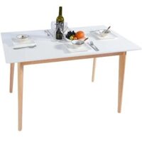 Bàn Ăn Gỗ Công Nghiệp Trắng Đẹp, Hiện Đại, Bền Đẹp Giá Tốt