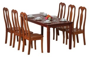 Bàn ăn gỗ tự nhiên TB03V