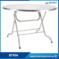 Bàn ăn Inox gấp BT950