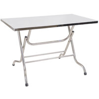 Bàn ăn inox gấp chân BCN814