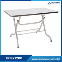 Bàn ăn Inox gấp gọn BCN712BC