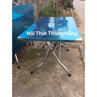 Bàn ăn inox gấp gọn dài 120cm đủ cỡ (Hoả tốc 1 giờ)