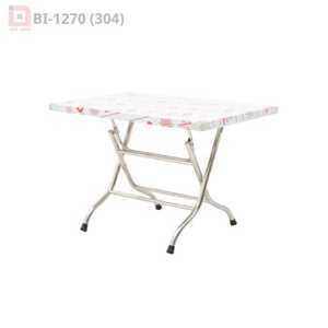 Bàn ăn inox gấp Xuân Hòa BI-1270-304