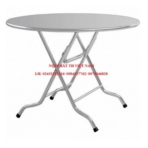 Bàn ăn inox toàn bộ BT100