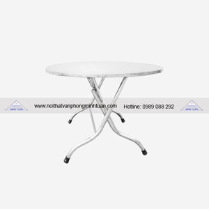 Bàn ăn inox Xuân Hòa Bi-1150A