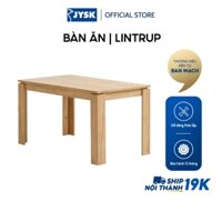 Bàn ăn | JYSK Lintrup | gỗ công nghiệp | màu sồi | R80xD140xC76cm