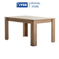 Bàn ăn  JYSK Vedde  gỗ công nghiệp màu sồi - R80xD120xC76cm