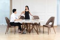 Bàn ăn mặt đá 4 ghế mã T173B