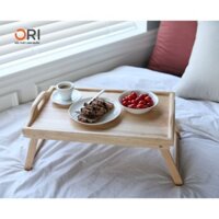BÀN ĂN MINI CHÂN GẤP GỌN HÀN QUỐC - BÀN LÀM VIỆC GỖ TỰ NHIÊN-ORI NỘI THẤT HÀN QUỐC