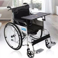 Bàn ăn nhựa giành cho xe lăn - Bàn hỗ trợ ăn,uống ,giải trí cho người ngồi xe lăn