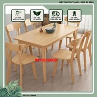 Bàn ăn phòng bếp 4-8 người Bàn ăn gỗ tự nhiên Bàn ăn nhập khẩu