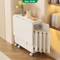 Bàn ăn thông minh thiết kế bánh xe di động tiện lợi  - GP372