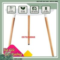 Bàn ăn tròn mặt gỗ công nghiệp MFC HFC-BCF603-60 cao cấp