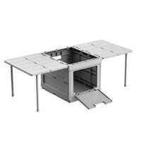 Bàn ăn xếp gọn có thể bung gấp tự do - Bàn ăn thông minh kiêm hộp đựng cắm trại , Phụ kiện cắm trại