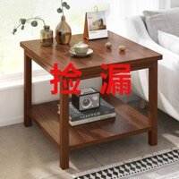 Bàn Bên Phòng Khách Gia Đình Hiện Đại Đơn Giản Bàn Góc Sofa Tủ Bên Bàn Vuông Chân Gỗ Nguyên Khối Ban Công Bàn Đơn Giản B
