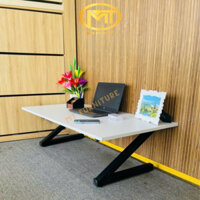 Bàn bệt chân sắt chữ Z gấp gọn tiện lợi khi không sử dụng - BBZGG01 , Bàn làm việc, học tập, để máy tính,laptop rộng rãi