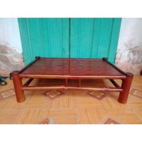 bàn bệt tre hàng đẹp, chắc chắn, đã xử lý mối mọt. dùng làm bàn trà, bàn ăn cơm, bàn trang trí chụp ảnh, decor.