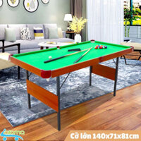 Bàn Bi-a, Bida Bằng Gỗ Cỡ Lớn Table TTP-140 Kích Thước 140x61x78cm Cao Cấp Bền Đẹp