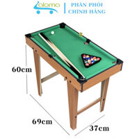 Bàn Bi A , Bida, Bi Da Mini Bằng Gỗ TTP-69 Kích Thước 69x37x60cm Mặt Nỉ Bền Đẹp Giải Trí Cho Bé