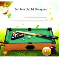 bàn bi a mini 51*31*9.5cm - bida, bi da mini bằng gỗ, vải nỉ tiêu chuẩn - đồ chơi, quà tặng cho bé