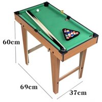 Bàn bi a mini bằng gỗ, Bàn Bida cỡ lớn Table Top Pool Table TTP-69 70x40cm Đồ chơi trẻ em