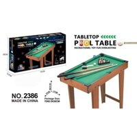 Bàn bi a mini bằng gỗ, Bàn Bida cỡ lớn Table Top Pool Table TTP-69 70x58x37cm Đồ chơi trẻ em