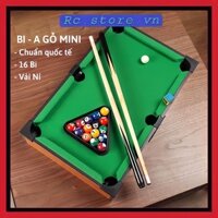 bàn bi a mini cỡ lớn 69cm ,  bàn bia mini bằng gỗ, vải nỉ tiêu chuẩn - đồ chơi, quà tặng cho bé