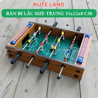 Bàn bi lắc banh lắc bóng đá cỡ trung 4 tay cầm 35x22x8 cm phù hợp cho bé và người lớn BILAC-1