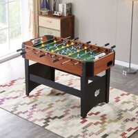 Bàn Bi Lắc Bóng Đá Cỡ Lớn 1,2m, Banh Bàn Foosball Oxford Coffee 1m2 Thi Đấu Cho Gia Đình Văn Phòng Kinh Doanh Hanana