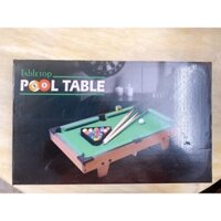 Bàn BiA Pool table mini 6 lỗ đồ chơi trẻ em