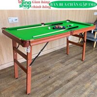 Bàn BiDa Bi A Kích Thước Lớn 1m4,Mặt Bàn Bằng Gỗ Thịt,Bi Sứ Cao Cấp