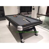 Bàn Bida Cỡ Lớn 2m26 Mặt Nỉ Cao Cấp Phụ Kiện Chuẩn CLB, Bàn Bi A Lỗ Mini 2,26m Decor Trang Trí Gia Đình Văn Phòng Hanana