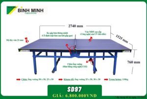 Bàn bóng bàn Bình Minh SD97